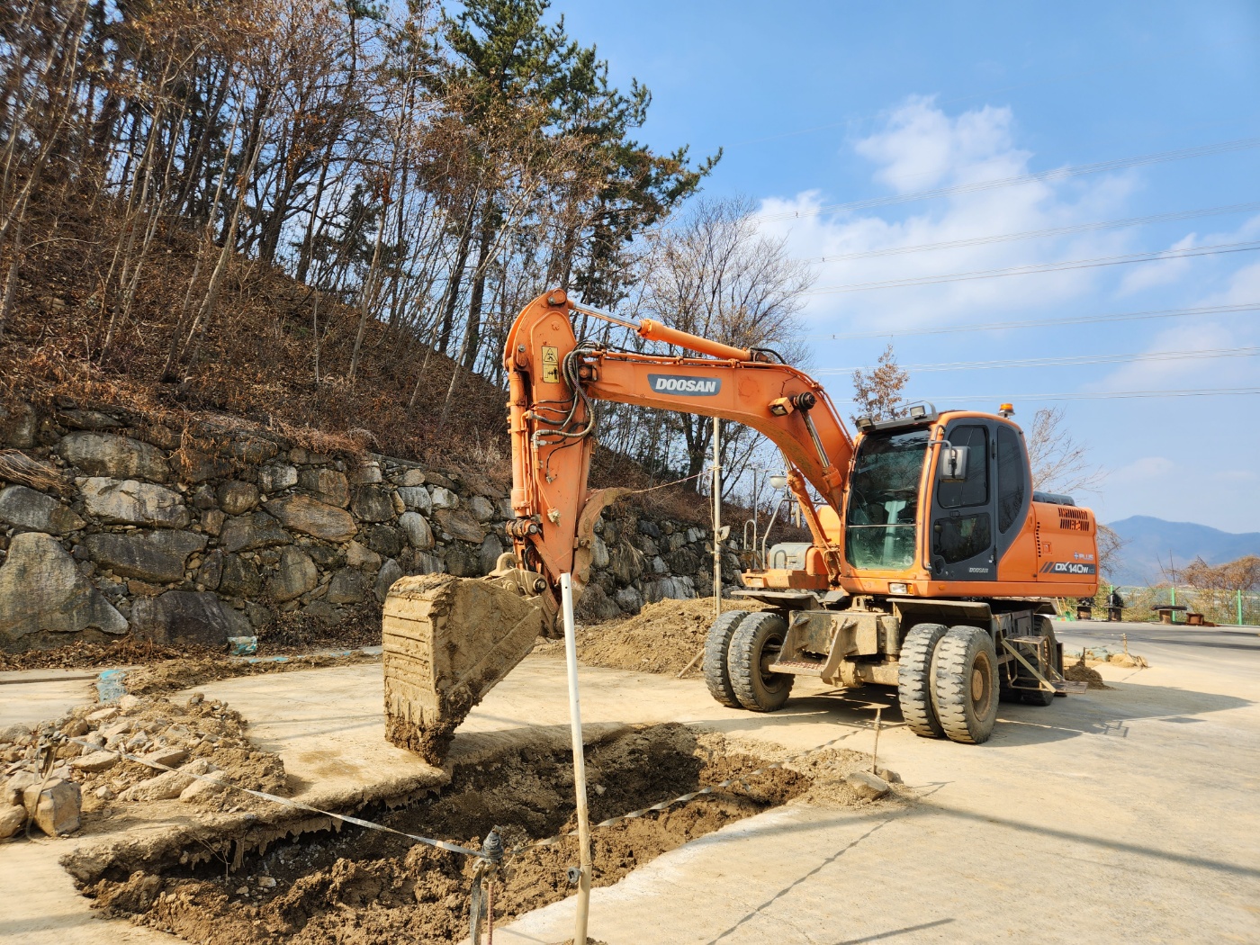굴착기1:1 실기연수